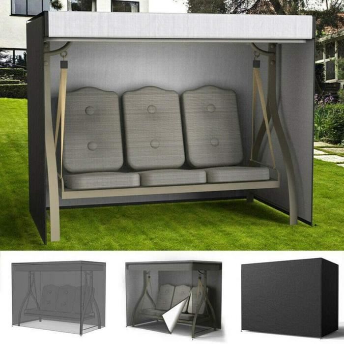 Housse Imperméable Pour Banc De Musculation - 152x46x54 Cm - Tissu Oxford 420D - Cordon Serrage