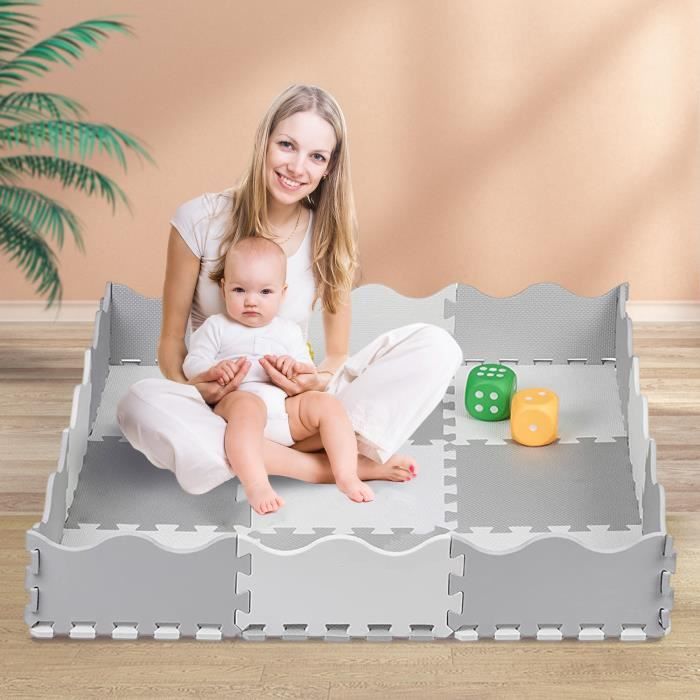 36pcs tapis de mousse jouet pour enfant bébé chiffres+lettres - Jeux - Jouets