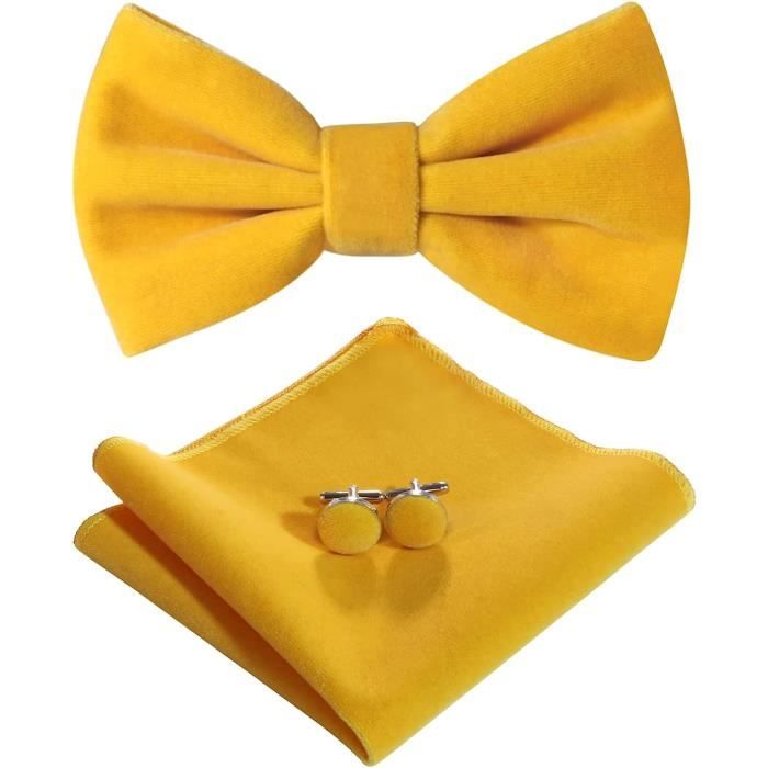 HOULIFE Noeud Papillon En Velours Pour Homme - Réglable Pré