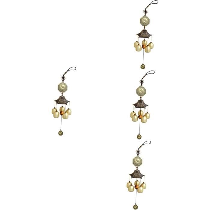 Carillon Éolien Woodstock 81cm Bleu Pacifique - Mélodies Apaisantes Jardin