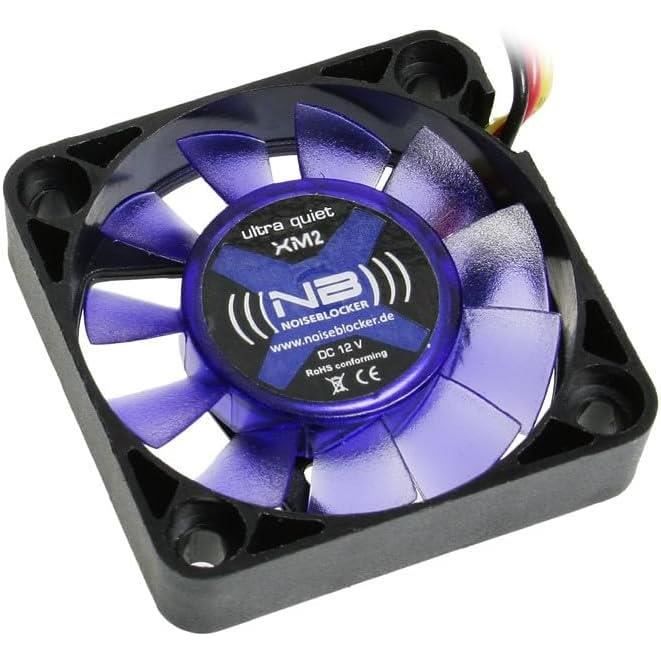 Noiseblocker BlackSilentFan 40mm – Ventola Silenziosa 40x40x10 Mm, 11 DB(A), 2800 Rpm, 2,83 CFM
