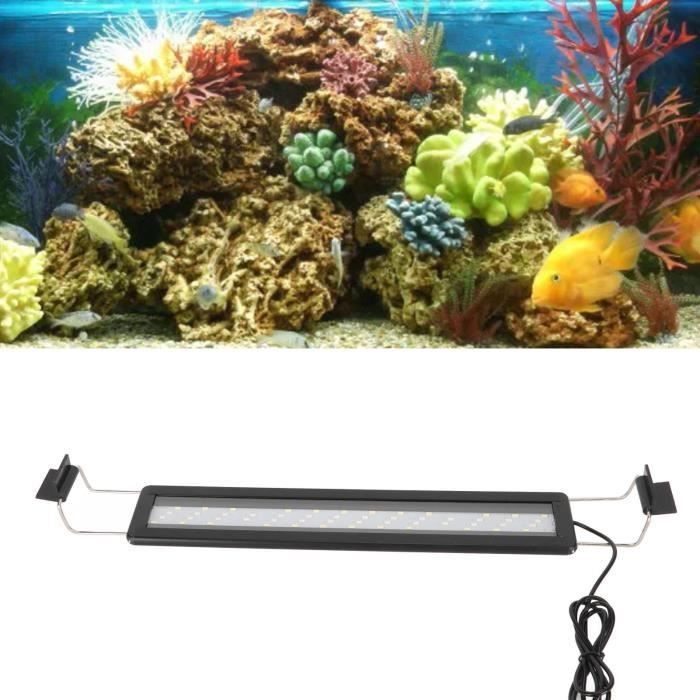 Meilleurs prix pour ZHU 38cm Rampe Aquarium LED Lumière Éclairage Lampe pour Poisson Plantes En Stock