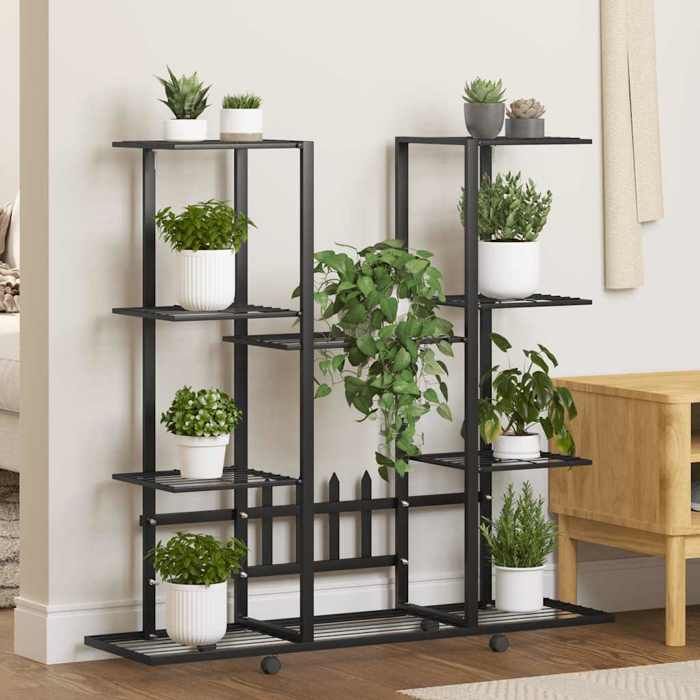 vidaXL Jardinière avec roues 94 5x24 5x91 5 cm