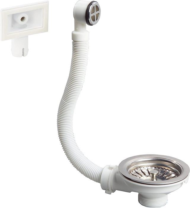 Wirquin Bonde A Panier Evier A 1 Bac O 90 Mm Avec Trop Plein