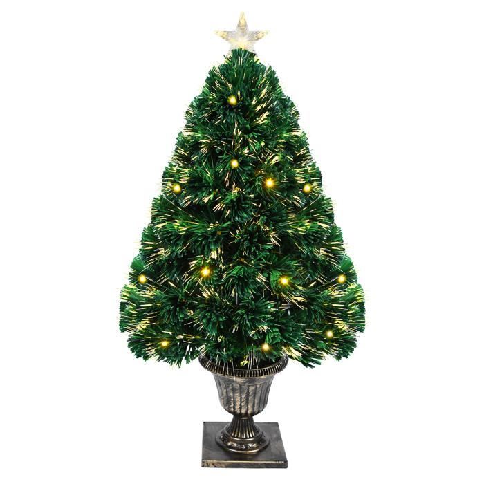 YRHOME 90cm LED sapin de Noël artificiel sapin arbre artificiel