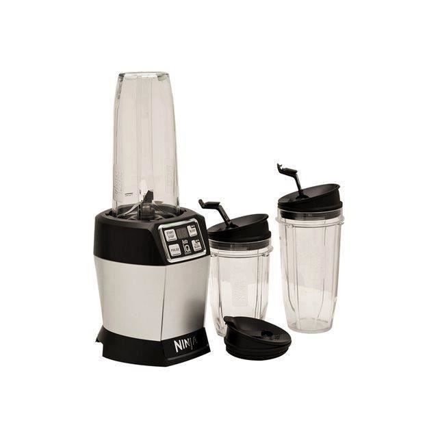 Lame 7 Ailettes Remplacement Mixeur Ninja Pro - Compatible Nutri Ninja Auto IQ BL480 BL481 Avec Joints Silicone
