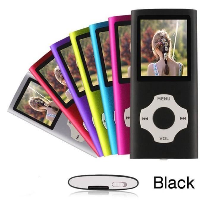 RY24098Lecteur MP3 MP4 avec Carte Micro SD 16G, Lecteur de Musique Numérique PortableVidéoE