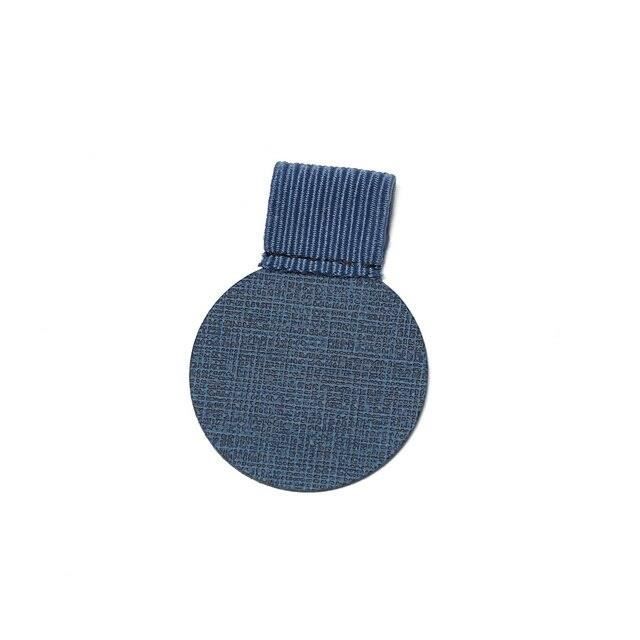 Lot De 10 Attaches Stylo Autocollantes En Silicone élastique - 40x40mm - Pour Carnets, Tablettes, Frigo - 10 Couleurs - 10
