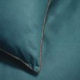 Parures de couettes - Today - Parure de lit double en coton "Hotel Tropik" - Bleu paon - 240 x 260 cm-1