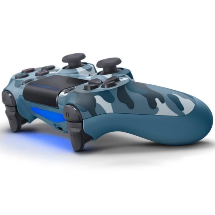 PROXIMA Manette Bluetooth Camouflage Bleu PS4 pas cher 