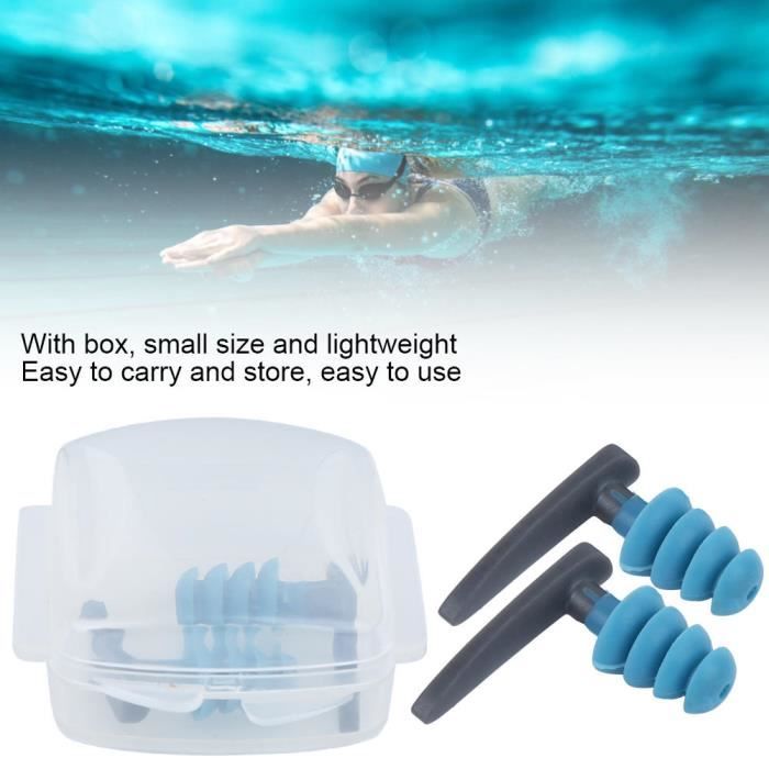 4 Paires De Bouchons D'Oreilles Enfants - Silicone Réutilisable, Étanche Pour Natation