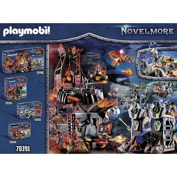 PLAYMOBIL® 70870 - Novelmore - Kit de jeu - Attaque avec la tour de combat