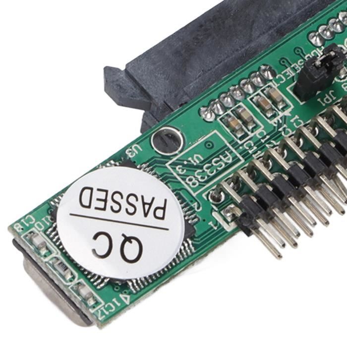 Adaptateur Convertisseur IDE/PATA 40 Broches Vers SATA – Plug & Play Pour Disque Dur 3.5" Jusqu'à 1 To
