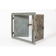 SEZAM - Porte de four double décorative en fonte, porte de four à pizza - four à pain - porte de four en pierre, 32 x 41,5 cm, DZ086-2