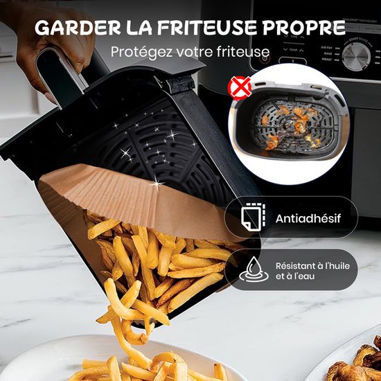 MYSTILUCK 110 Pièces 20,5x14cm Papier Cuisson Pour Air Yer