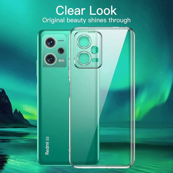 Coque Silicone Transparente Little Boutik Pour Xiaomi Redmi Note 12 5G – Protection Légère Et Anti-chocs