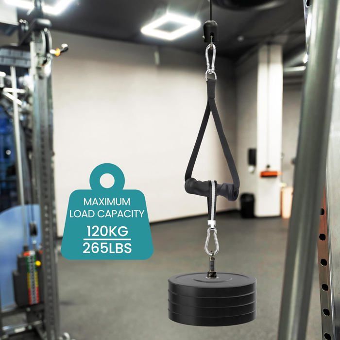 Poignées Résistance Musculation BELLE VOUS - Pour Élastiques Et Machines | Support 120kg - 2 PCS