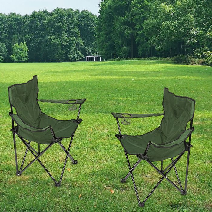 Lot de 4 chaise camping pliante