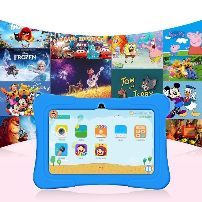 PRITOM 7 inch Kids Tablet, Quad Core Android 1GB2