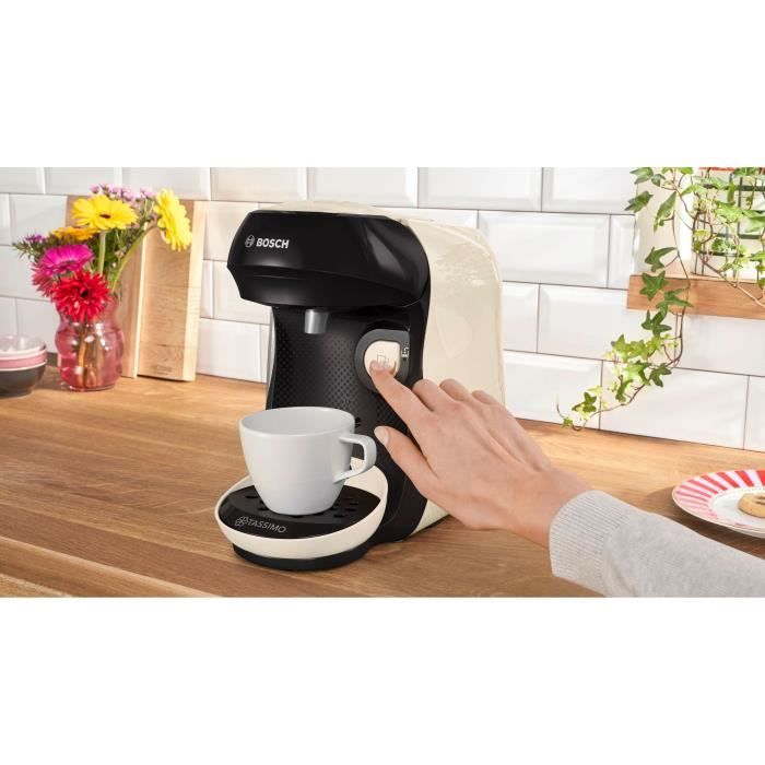 Machine à café multi-boissons vanille BOSCH Tassimo T10 HAPPY - Vanille