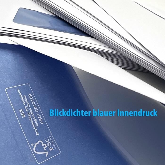 50 Enveloppes Transparentes Auto-Adhésives C6 (162x114mm) - Papier Cristal Pour Invitations Et Documents