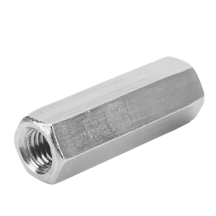 2 écrous D'accouplement Inox 304 M12x1.75 – Longueur 50mm, Lot De 2 !
