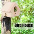 Cage à oiseaux, nids d'oiseaux ornement de maison d'oiseau nichoir pour balcon de jardin et cour pour perruches, cockatiels,-3