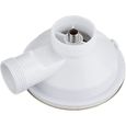 Bonde à panier pour évier 1 bac D9 mm avec trop-plein Wirquin SP2490050 - Blanc - Inox - Utilisation Intérieur-3