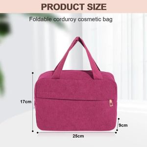 Trousse De Toilette Voyage 27x20 Cm - Sac Organisateur Cosmétiques Femme, Compact Et Pratique