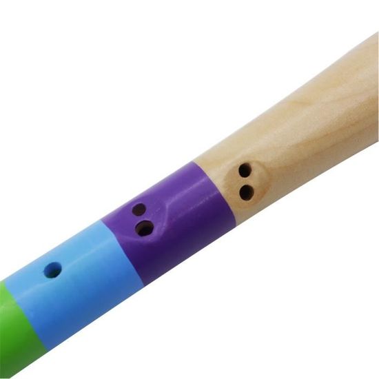 Flûte En Bois Pour Enfants - Jouet éducatif 6 Trous, Parfait Pour L'éveil Musical Des Tout-petits - Instrument Débutant