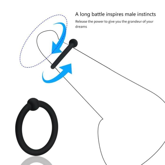 Anneaux De Pénis En Silicone - Lot De 3 - Érection Longue Durée - Blanc - Neuf