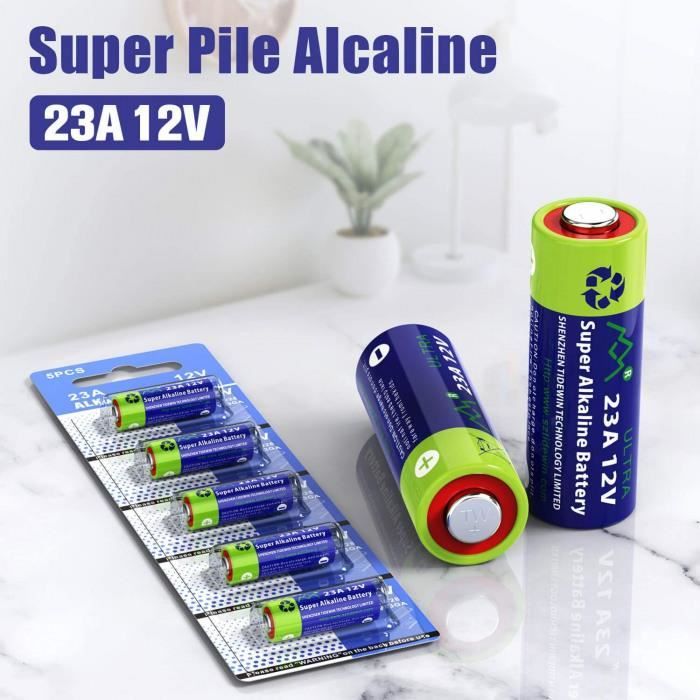 5 Piles 12V Alcaline 23A A23 23AE Super Power MN21 A23S CN23A Battery  Alkaline # 9 - Cdiscount Jeux - Jouets