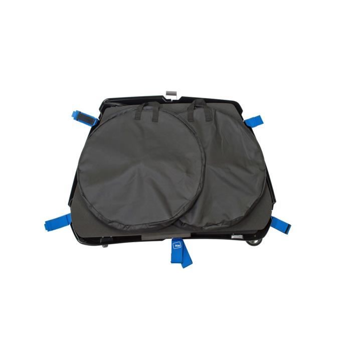 B&W International BIKE BOX II - Valigia Da Trasporto Per Bici Da Strada E Mountain Bike, 62 Cm Telaio, Con Ruote E Maniglie