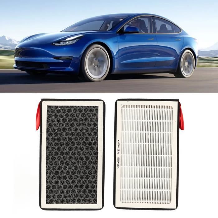 Filtre à charbon actif pour Tesla model 3/Y HEPA (filtre habitacle/clim) -  Équipement auto
