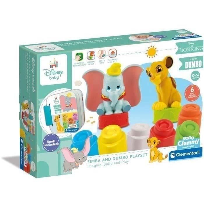 Coffret Disney Classics Clemmy - Disney Baby - Clementoni - 6 cubes ...