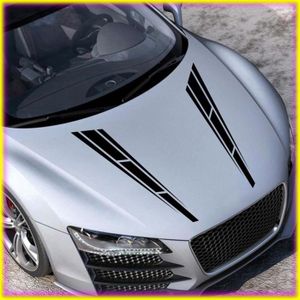 Autocollant Bande Capot Voiture Vinyle - Stripe Racing Doré Pour Voiture Modifiée