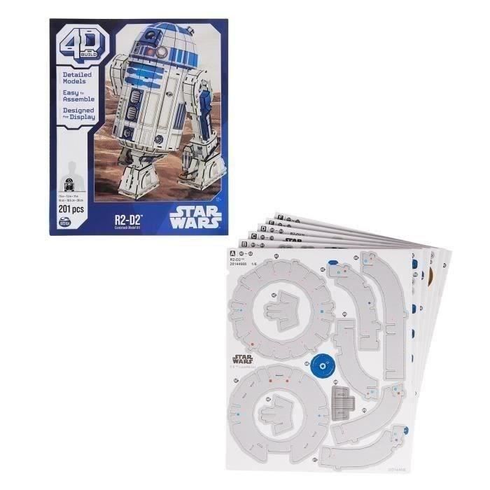Maquette 3D en métal Star Wars - R2-D2