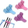 Clip Porte-Stylo Infirmière - Support à Ressort 3 Trous, Acier Inoxydable - Pour Bloc-Notes Accessoire Médecin Infirmier étudiant
