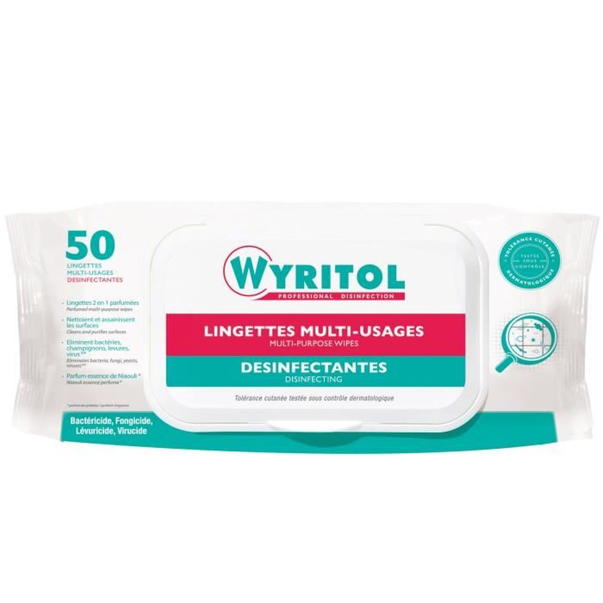 Lingette Serpillière Nettoyante & Désinfectant Bi-Active MAISON VERTE : Le Paquet De 15 Serpillières à Prix