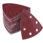 ANBOWEI 50 Feuilles Papier Abrasif Ponceuse Mouse Delta - Grains 40/80/120/180/240 - 105x152mm 11 Trous