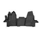 OMAC Tapis de sol en caoutchouc pour Ford Transit 2018-2024 Noir Premium