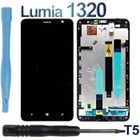 BOURJOIS Vitre Tactile Ecran LCD Assemblés avec Châssis Pour Nokia Lumia 1320 + Outils