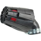 filtre a air replay e5 box noir mousse rouge fixation universelle 0/45/90° diam 35/28