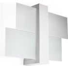 Applique Murale LED FENIKS - SOLLUX - Bois/Verre - Blanc - Chambre Salon Escalier Couloir
