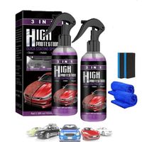Car Coating Spray,3 in 1 High Protection Quick Car Coating Spray,Car Polish,Ceramic Car Coating Spray (2pcs)