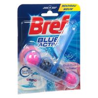 BREF WC Blue activ fleurs roses - 50g