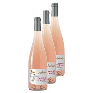 VIN ROSE Les Caves de la Loire - Lot 3x Vin rosé Ambroisie 