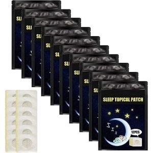 GOMMAGE CORPS 10Pack/120pcs Sleeping Patch-Sleep Support Patches, Natural Deep Sleep Patches, Deep Sleep Patches, Enhance Sleep Quality.