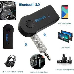 Récepteur Bluetooth de voiture, Aux Bluetooth Adaptateur Dongle Câble pour  voiture 3.5mm Jack Bluetooth 5.0 4.2 4.0 Récepteur Haut-parleur Audio  Transmetteur de musique, Bruit Ca