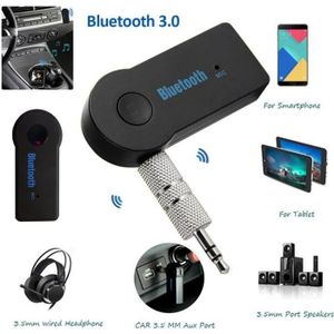 Accessoires audio August Recepteur Bluetooth Audio aptX LL pour Chaine HiFi  et Enceinte – MR230 – Adaptateur Sans Fil, Jack, RCA, Auxiliaire, Streaming  - Noir